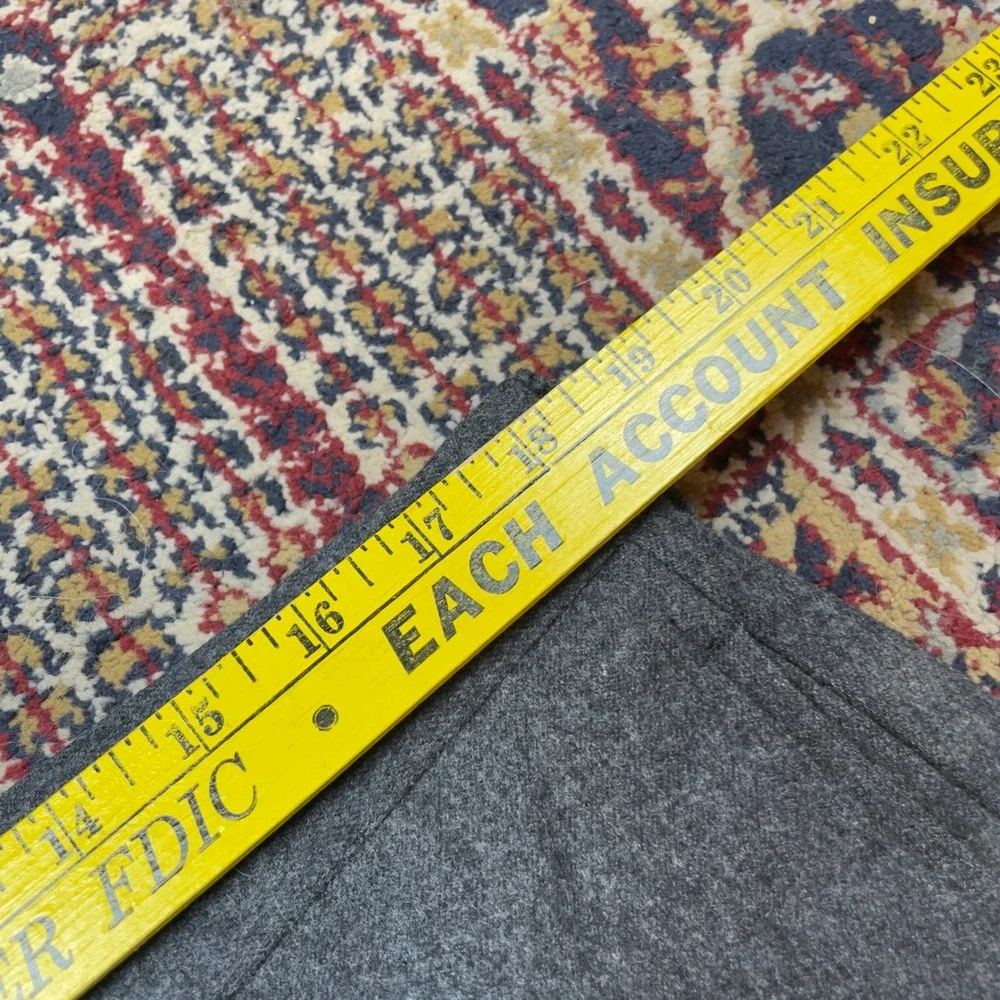 VTG 60s 70s Pendleton Grey 100% Virgin Wool Trousers Straight Leg 36x28 Talon